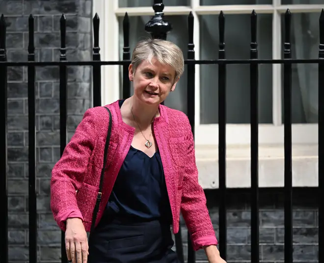 Yvette Cooper condemned the riot